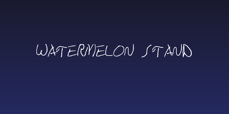Watermelon Stand Social Header