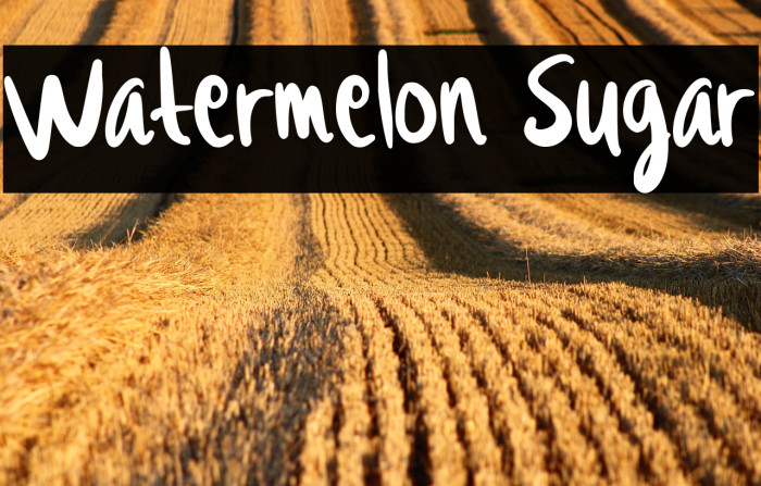 Watermelon Sugar Example 3