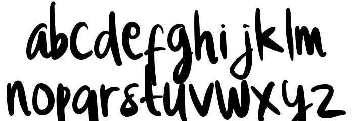 Watermelon Sugar Font LOWERCASE
