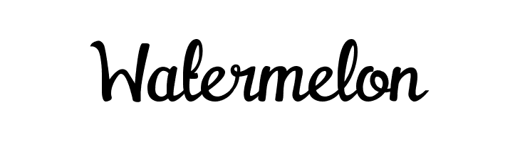 Watermelon Font