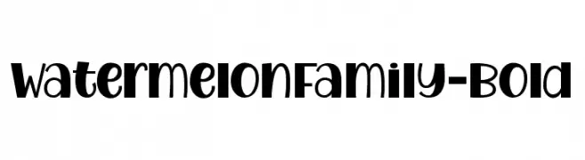 WatermelonFamily-Bold  Fuentes Gratis Descargar