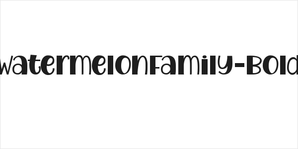WatermelonFamily-Bold Logo