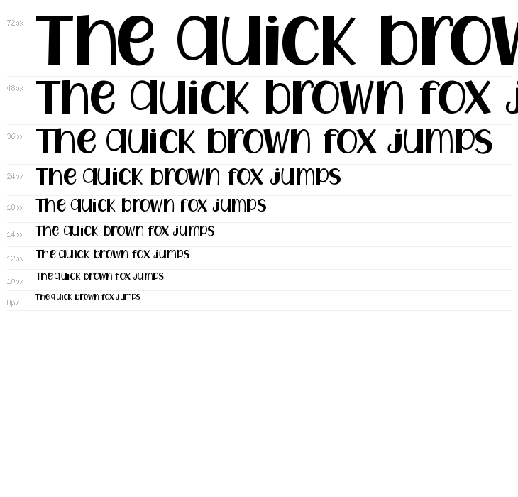 WatermelonFamily-SemiBold Waterfall