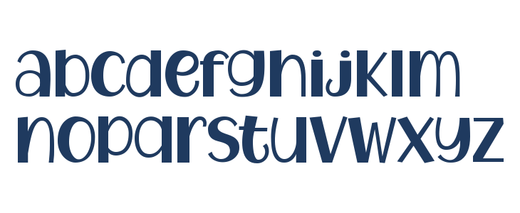 WatermelonFamily-SemiBold Lowercase