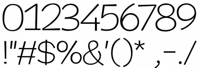 WatermelonFamily-Thin Font OTHER CHARS