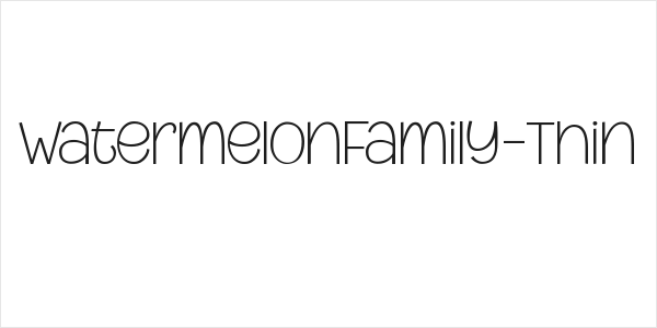 WatermelonFamily-Thin Logo