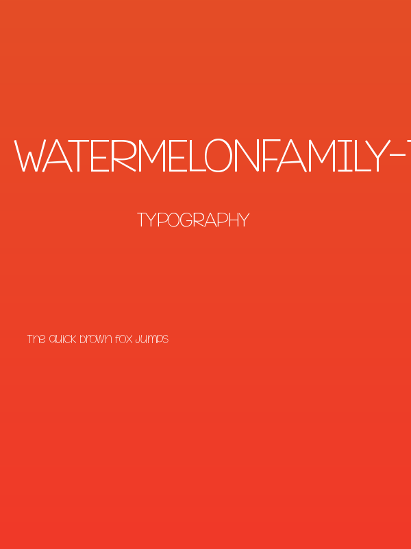 WatermelonFamily-Thin Poster