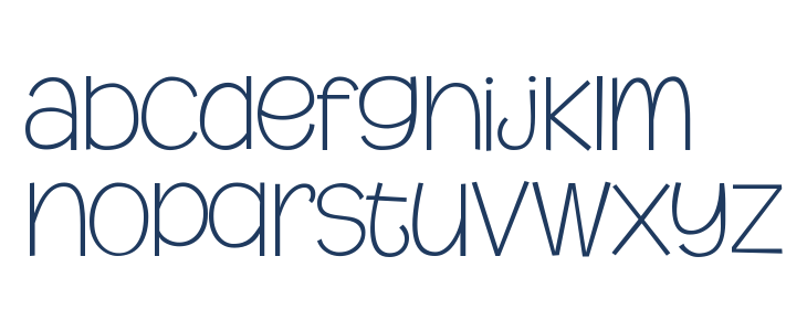 WatermelonFamily-Thin Lowercase