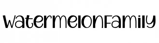 WatermelonFamily  Fuentes Gratis Descargar