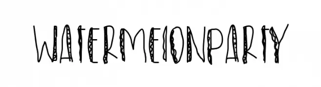 WatermelonParty  Frei Schriftart Herunterladen