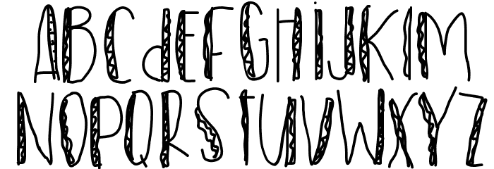 WatermelonParty Font LOWERCASE