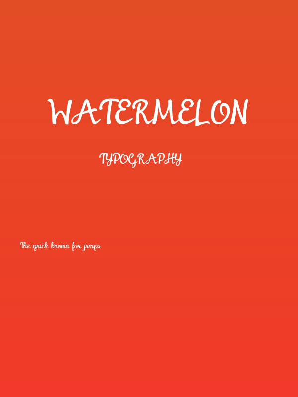 Watermelon Poster