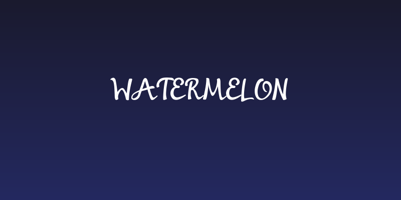 Watermelon Social Header