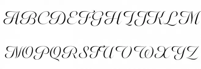 Watermint Script PERSONAL USE Regular Schriftart Groß