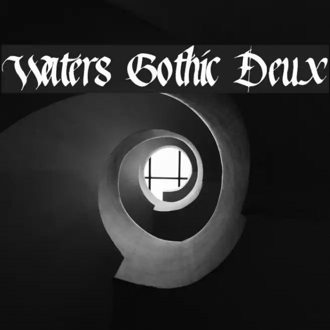 Waters Gothic Deux Font examples