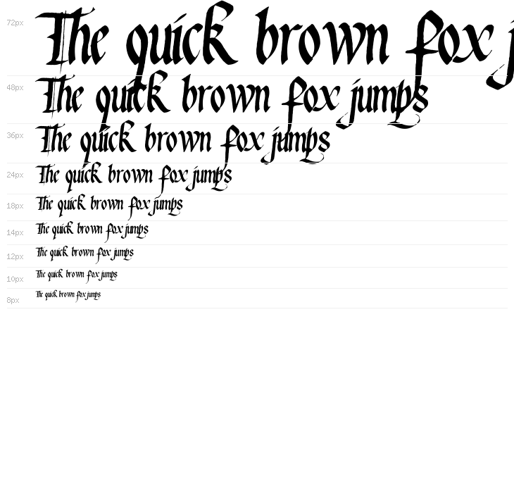 Waters Gothic Waterfall