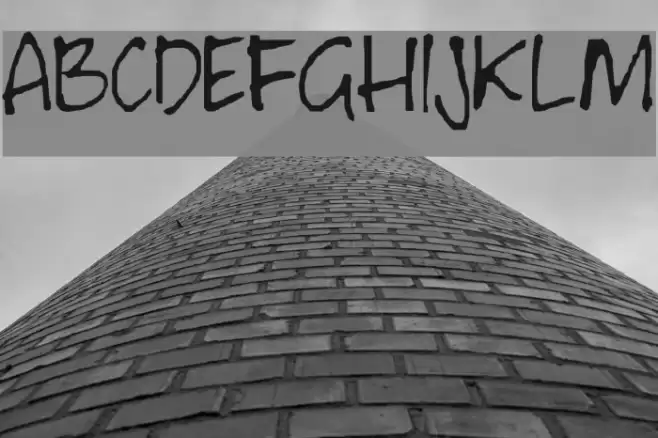 Watertank Font examples