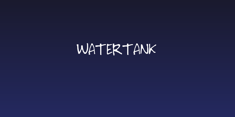 Watertank Social Header