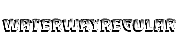 Waterway Regular  フリーフォントのダウンロード