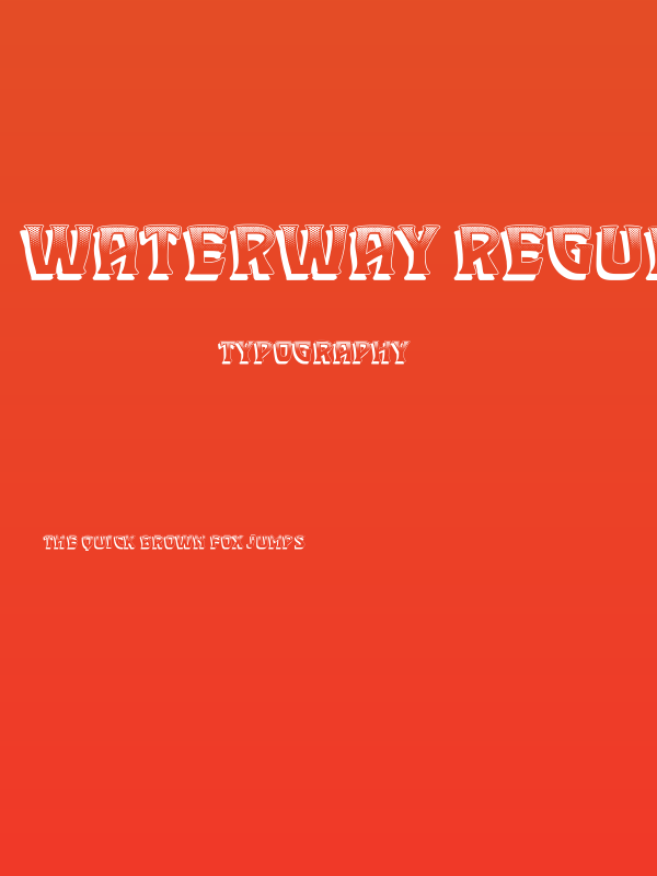 Waterway Regular Poster