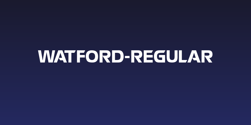 Watford-Regular Social Header