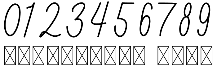 Wathanda Signature Line Font OTHER CHARS
