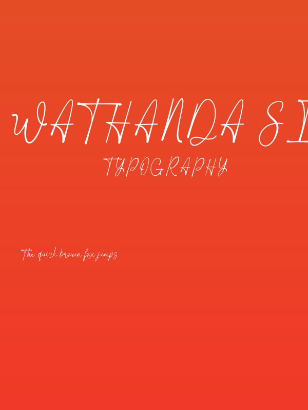 Wathanda Signature Poster