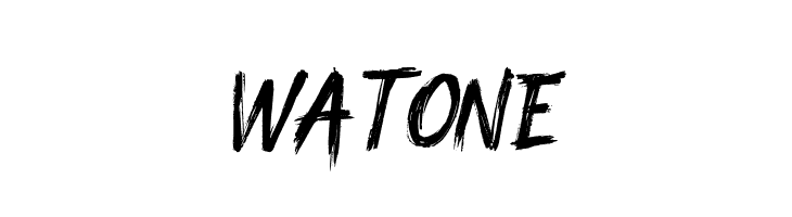 Watone  Frei Schriftart Herunterladen