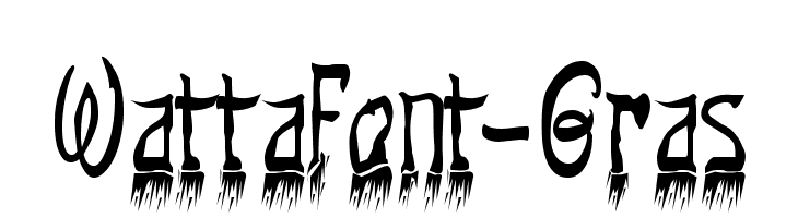 Wattafont-Gras  Descarca Fonturi Gratis