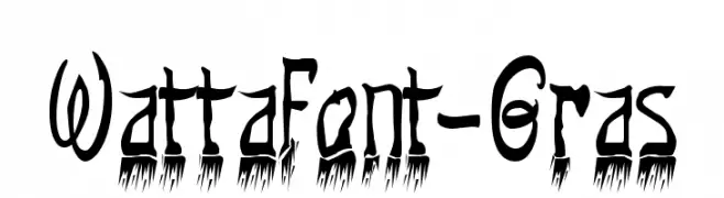 Wattafont-Gras  免费字体下载