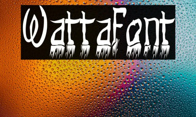Wattafont Example 1