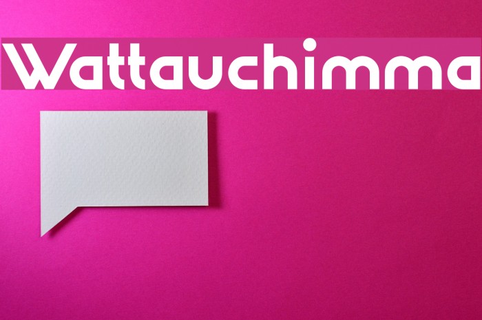 Wattauchimma Example 1