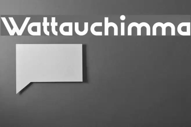 Wattauchimma Font examples