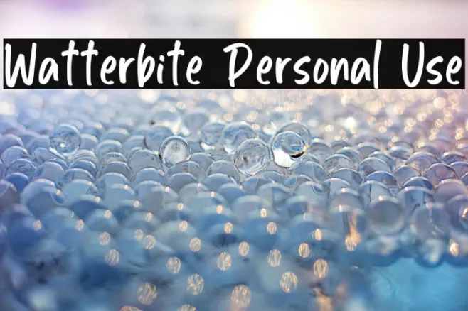 Watterbite Personal Use Example 1