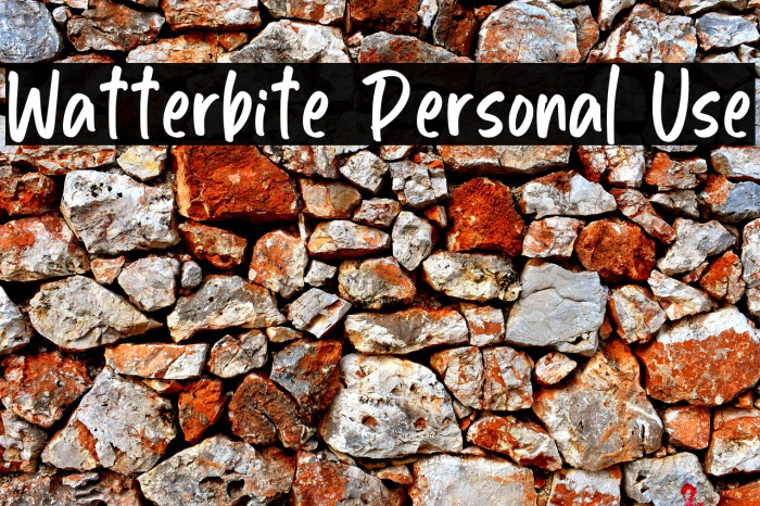 Watterbite Personal Use Example 2