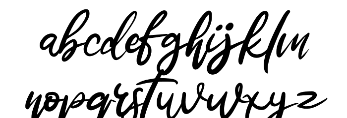 Watterland Typeface FREE Font LOWERCASE
