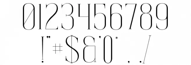 Watterlen Font OTHER CHARS