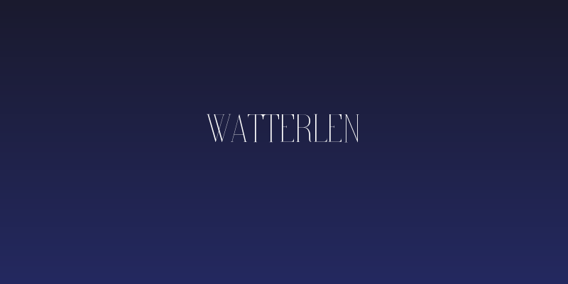 Watterlen Social Header