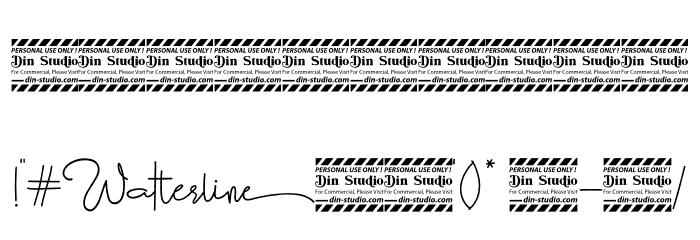 Watterline Personal Use Font OTHER CHARS