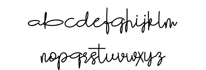 Watterline Personal Use Font LOWERCASE