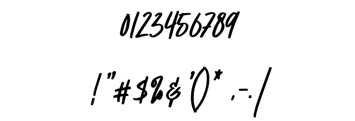 Wattermellon Font OTHER CHARS