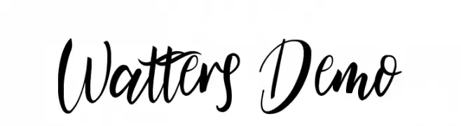 Watters Demo  font caratteri gratis