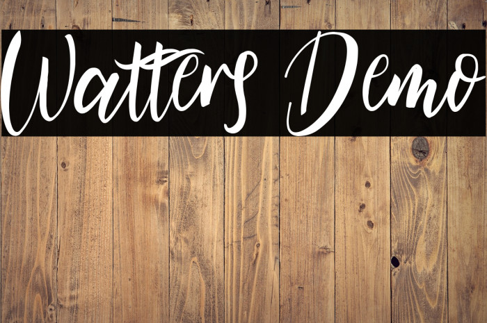 Watters Demo Example 1