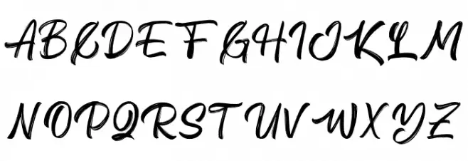 Wattgone Font UPPERCASE