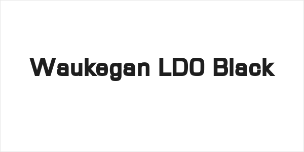 Waukegan LDO Black Logo