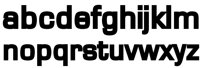Waukegan LDO Black Font LOWERCASE
