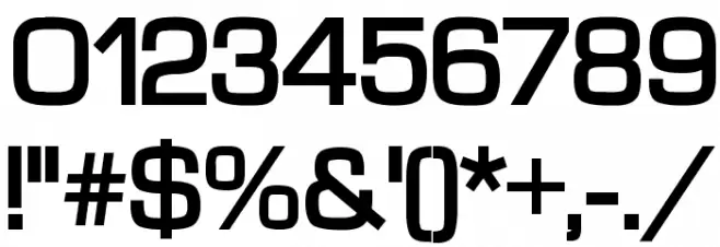 Waukegan LDO Bold Font OTHER CHARS