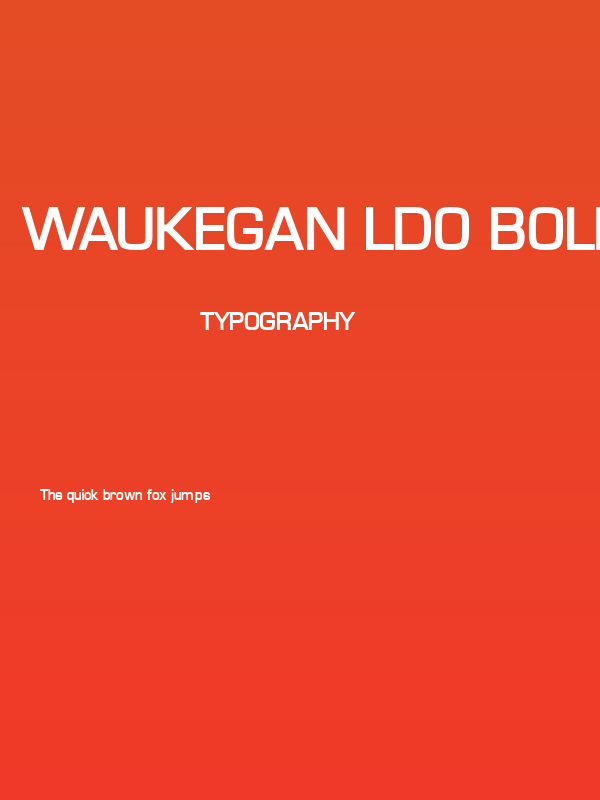 Waukegan LDO Bold Poster