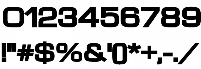 Waukegan LDO Extended Black Font OTHER CHARS