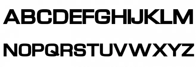 Waukegan LDO Extended Black Schriftart Groß